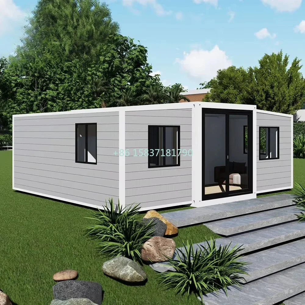 Customized Container House 20ft 40ft Prefab Container House Expandable Container Villa with Bedrooms Bathroom for New Zealand