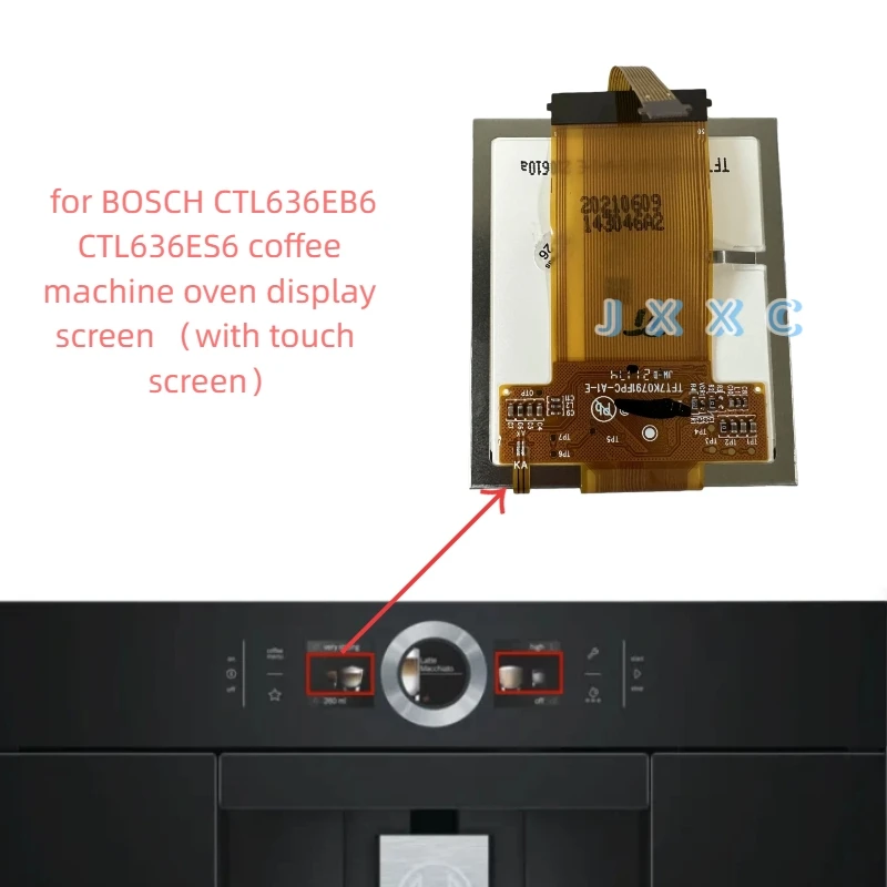 New Original Suitable for BOSCH CTL636EB6 CTL636ES6 CTL636EB1  coffee machine oven display screen LCD screen accessories