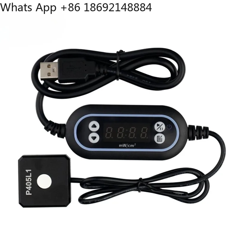 405Nm UV Irradiometer, Light Curing 3D Printing Light Source Intensity Detection Power Meter