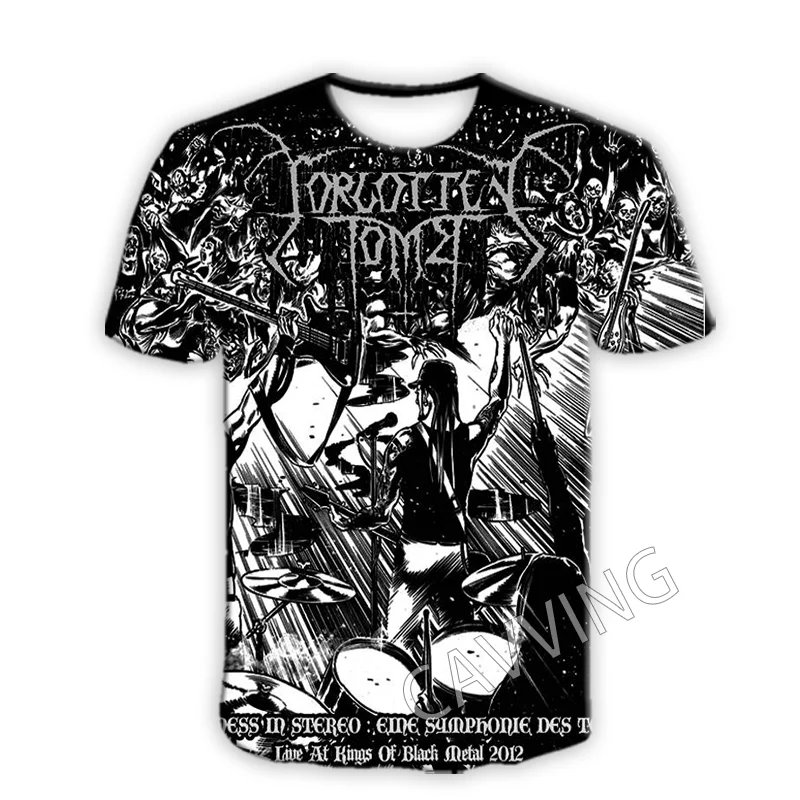 Forgotten Tomb  Band  3d Printed  Casual T-shirts  Metal Music Tshirts Harajuku Styles Tops Clothing