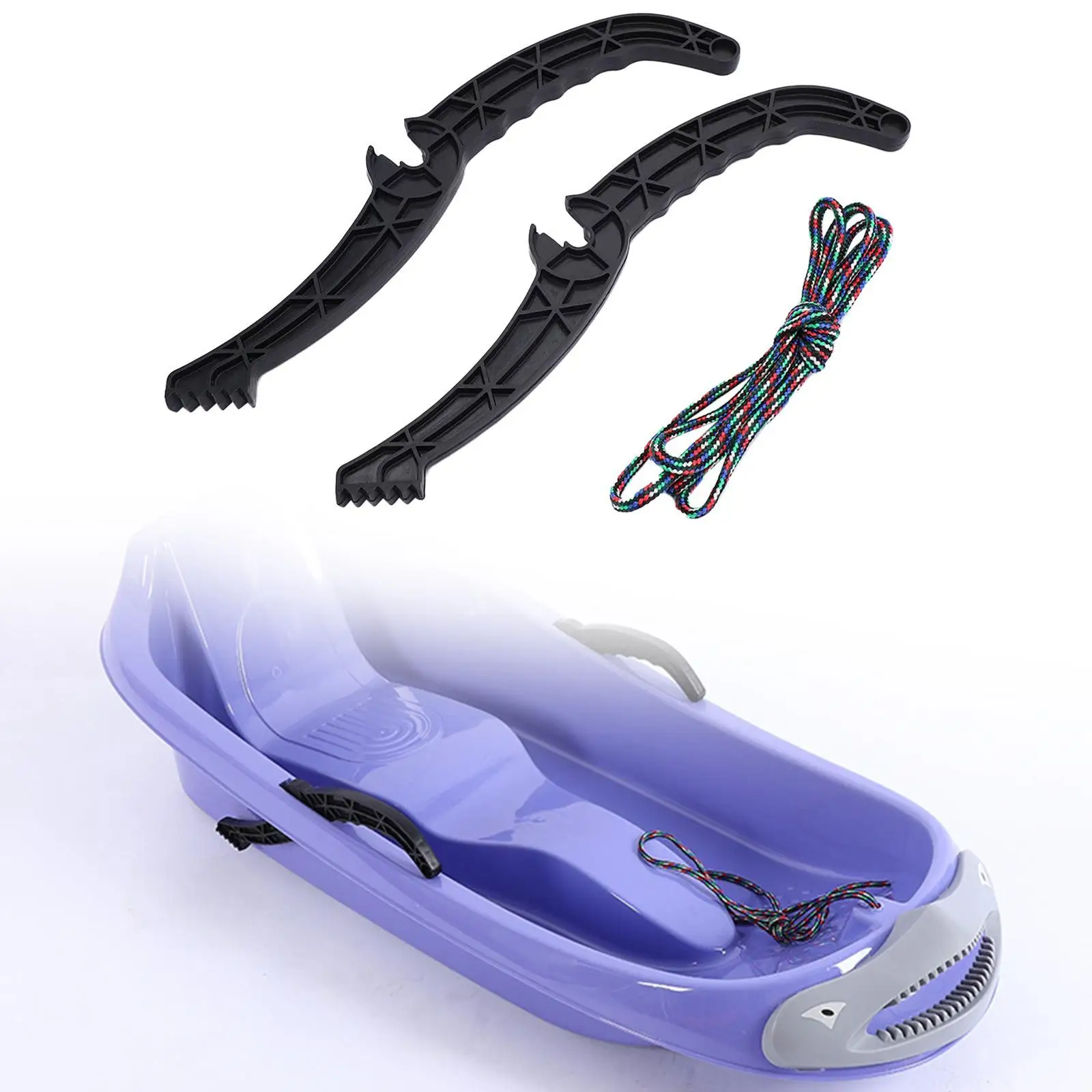 

1 Pair Ski Sleds Brake Pads Non Slip for Grass Slide Outdoor Sports Sledding