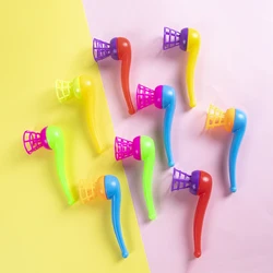 Pipe de Soufflage Magique Colorée Amusante, Accessoires de Jeu de Balle Flottante, Cadeaux d'Anniversaire pour Enfants, Fournitures de Cadeaux de Carnaval, 10 Pièces