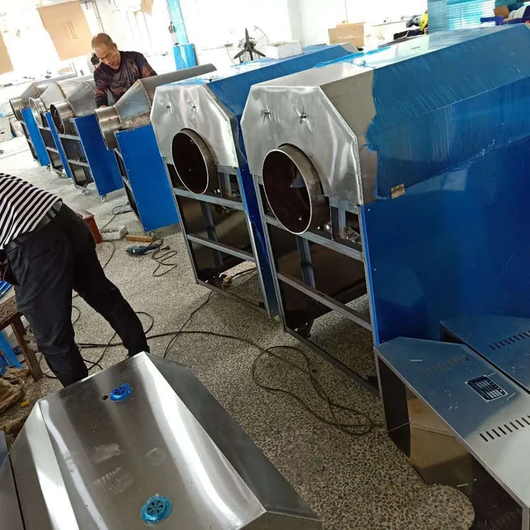 Stainless Steel Automatic Peanut Roaster Machine Sunflower Seeds Chickpea Cocoa Bean Cashew Nut Roasting Machine Price