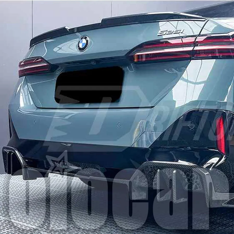 oiomotors MP Style Pre-preg Dry Carbon Trunk Rear Spoiler for BMW G60 5Series G90 M5