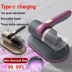 Handheld Mattress Vacuum Cleaner Powerful Suction Mite Removal Instrument Kills Bacteria Uses the Latest HEPA Filter Element