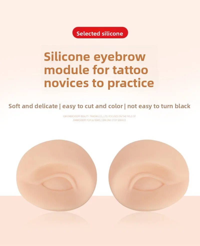 Picture 7: Embroidery silicone practice leather semi permanent eyebrow line eyebrow simulation leather eyebrow eye module beginner's tool