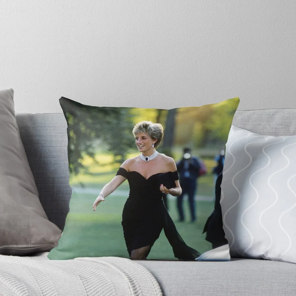 

Diana, Princess of Wales, Revenge Dress Throw Pillow Sofa Decorative Covers Pillow Cases Decorative Marble Cushion Cover pillow
