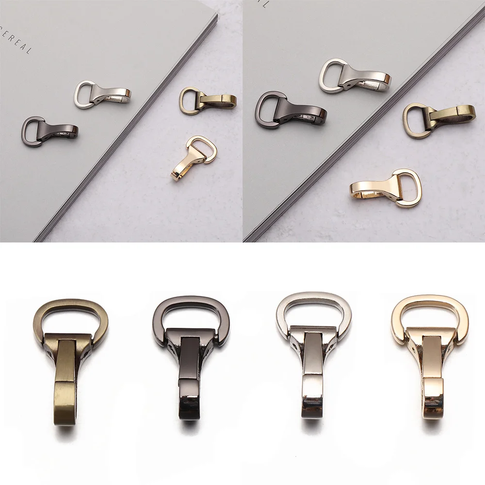 120cm Leather Craft Bag Strap Metal Snap Hook Spring Gate Clip Trigger Lobster Clasp Belt Webbing Keychain
