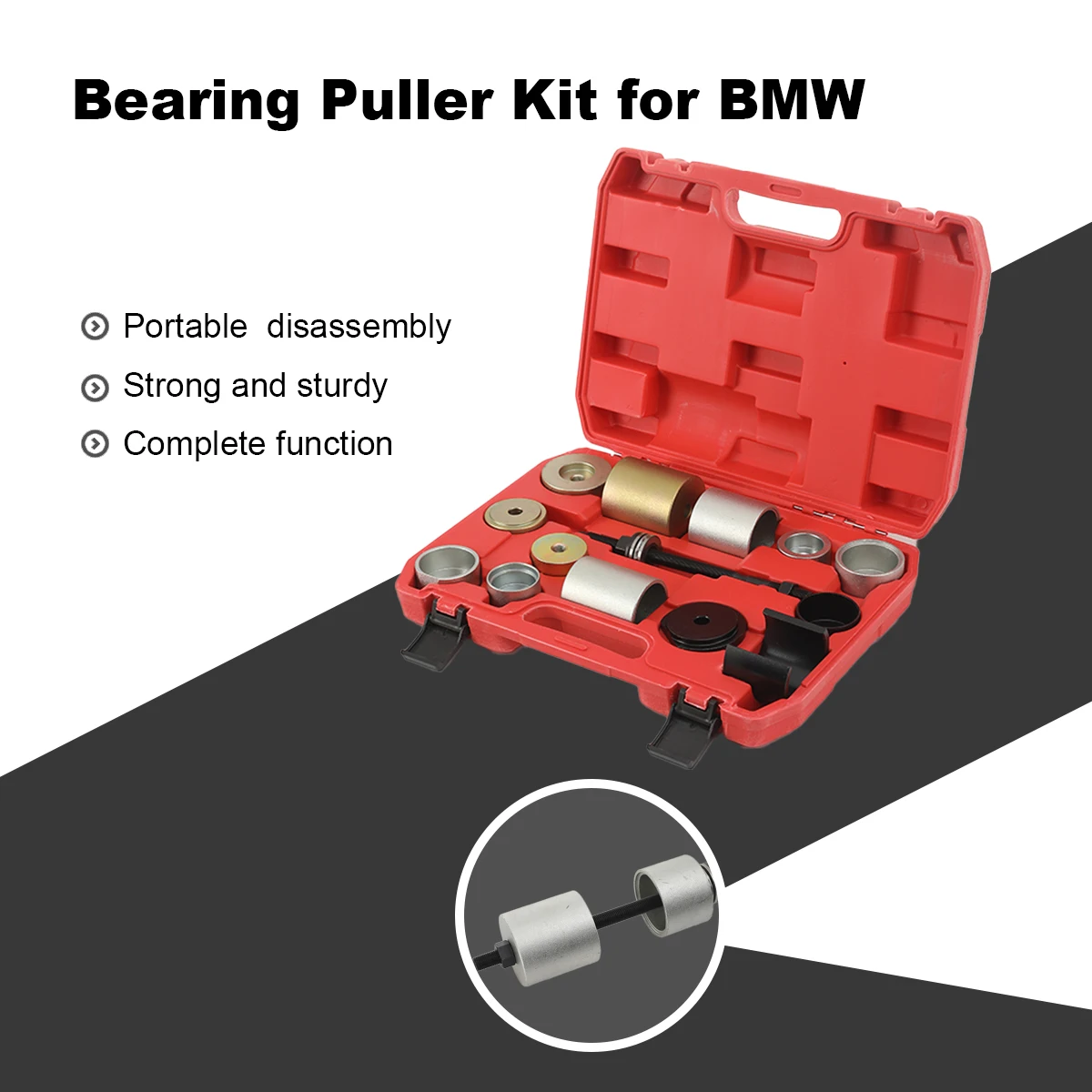 Iron Sleeve Disassembler Removal Rear Bush Ball Joint Tool For Most Type BMW E36 E46 E38 E39 E60 E61, E31, E90 E91, Etc