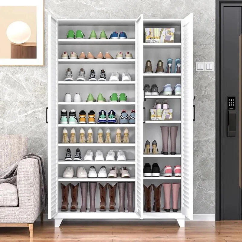 

Aesthetic White Shoes Rack Metal Steel Indoor Keyword Interior Large Shoes Rack Living Room Simple Archivadores Trendy Furniture