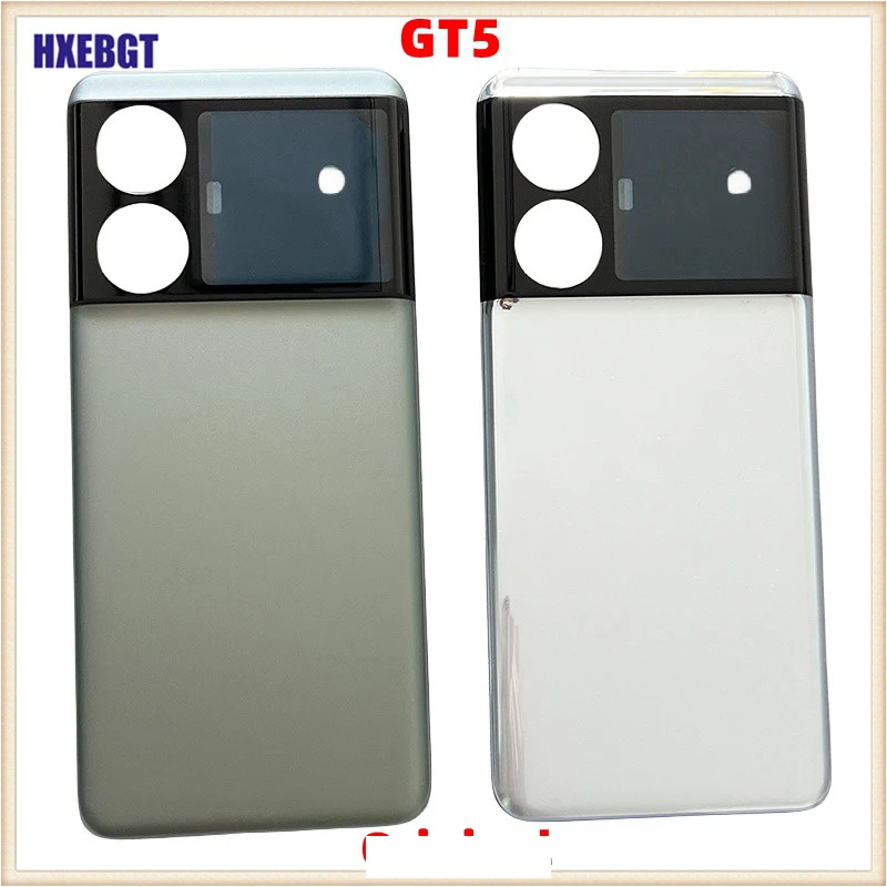 Rear Back Lid Housing Door For Realme GT5 GT 5 Back Glass Lid Chassis  Smartphone Repair Parts