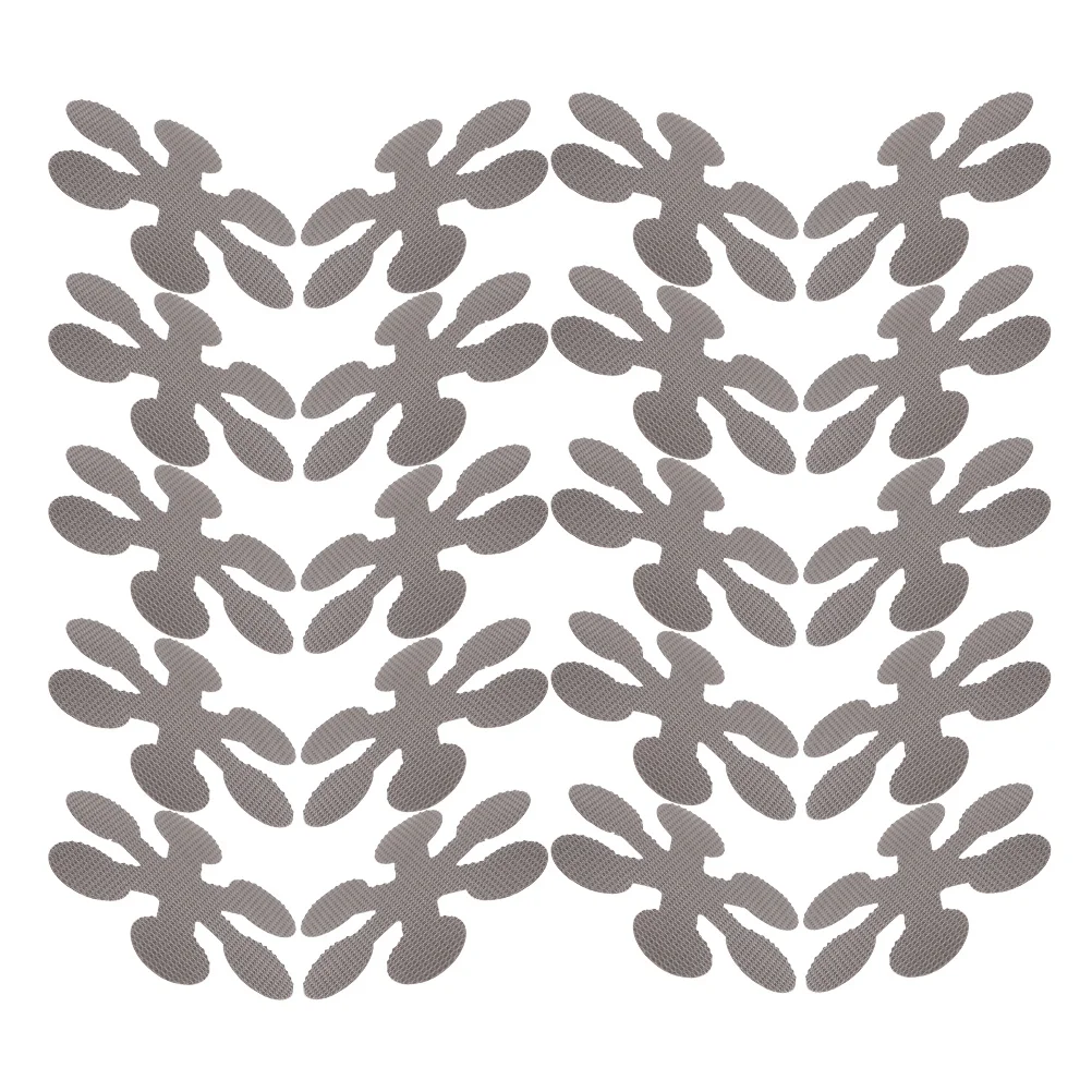 

20pcs Snowflake Slip Bathtub Stickers Peva Safety Grip Floor Sticker For Bathroom Shower Tub Floor Stair Pool Home Use