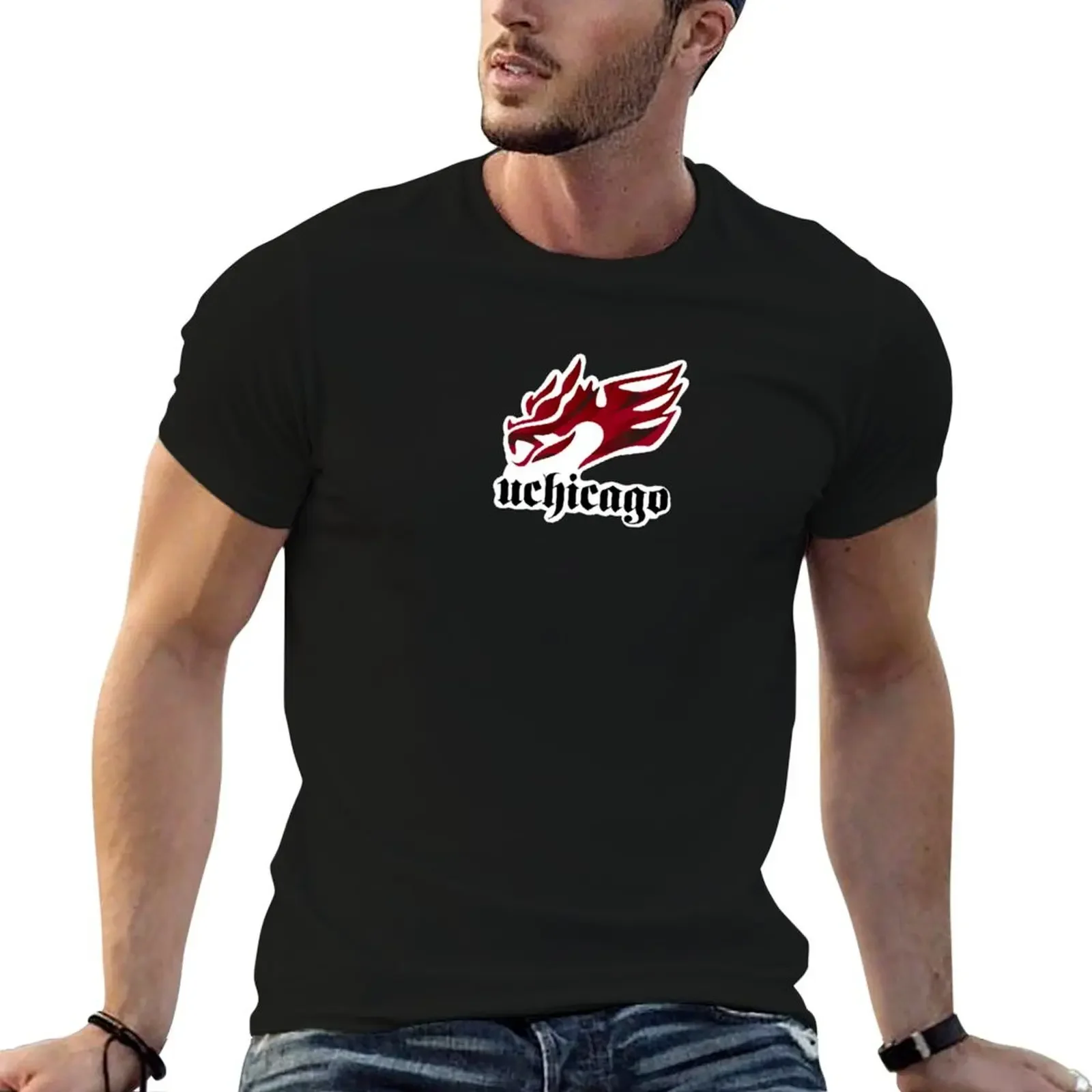 

UChicago T-Shirt sweat Aesthetic clothing graphic shirts outfits for men