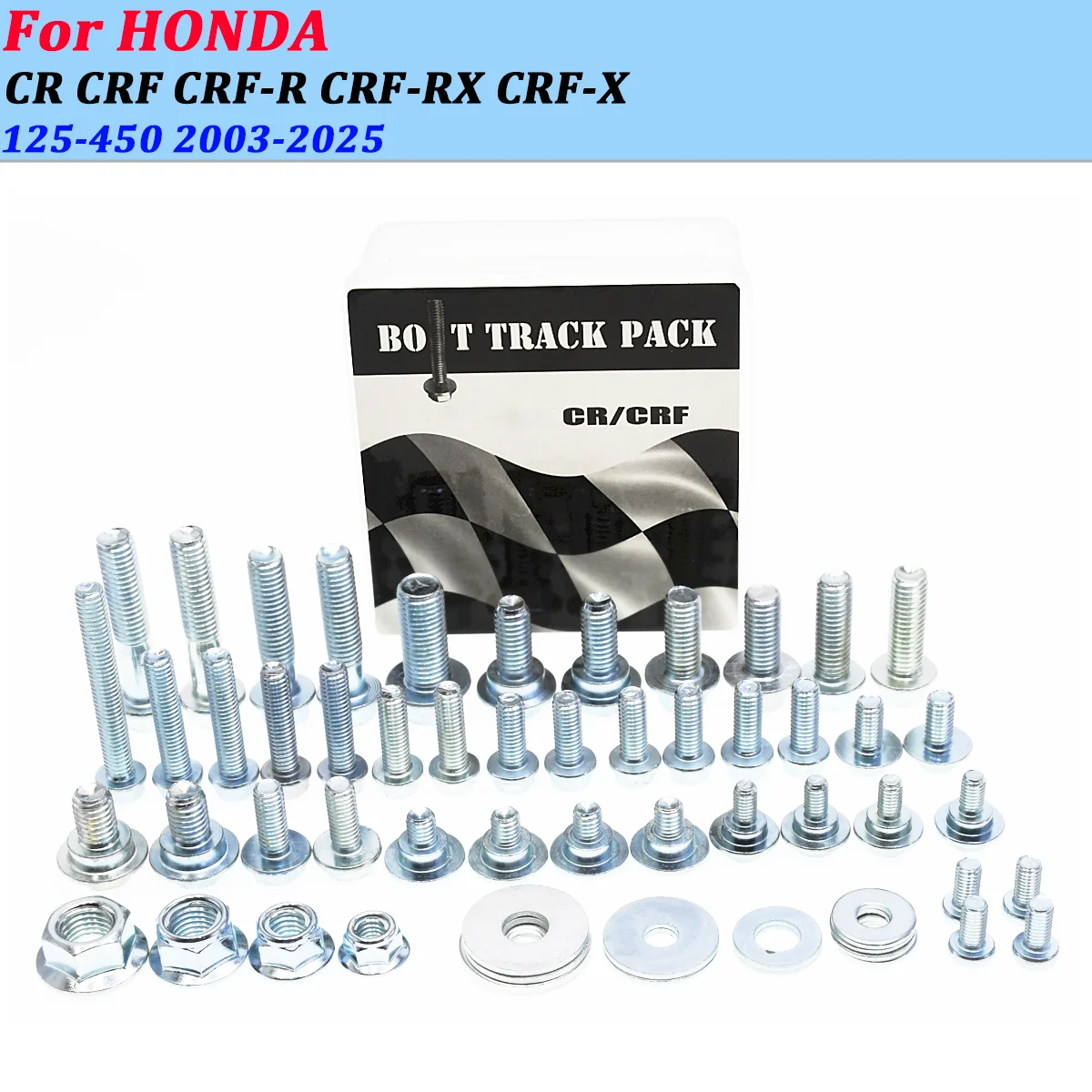 

For Honda CR125R CR250R CRF250R CRF450R CRF250RX CRF450RX CRF250X CRF450X CR CRF Motorcycles Fairing mudguard bolt kiti