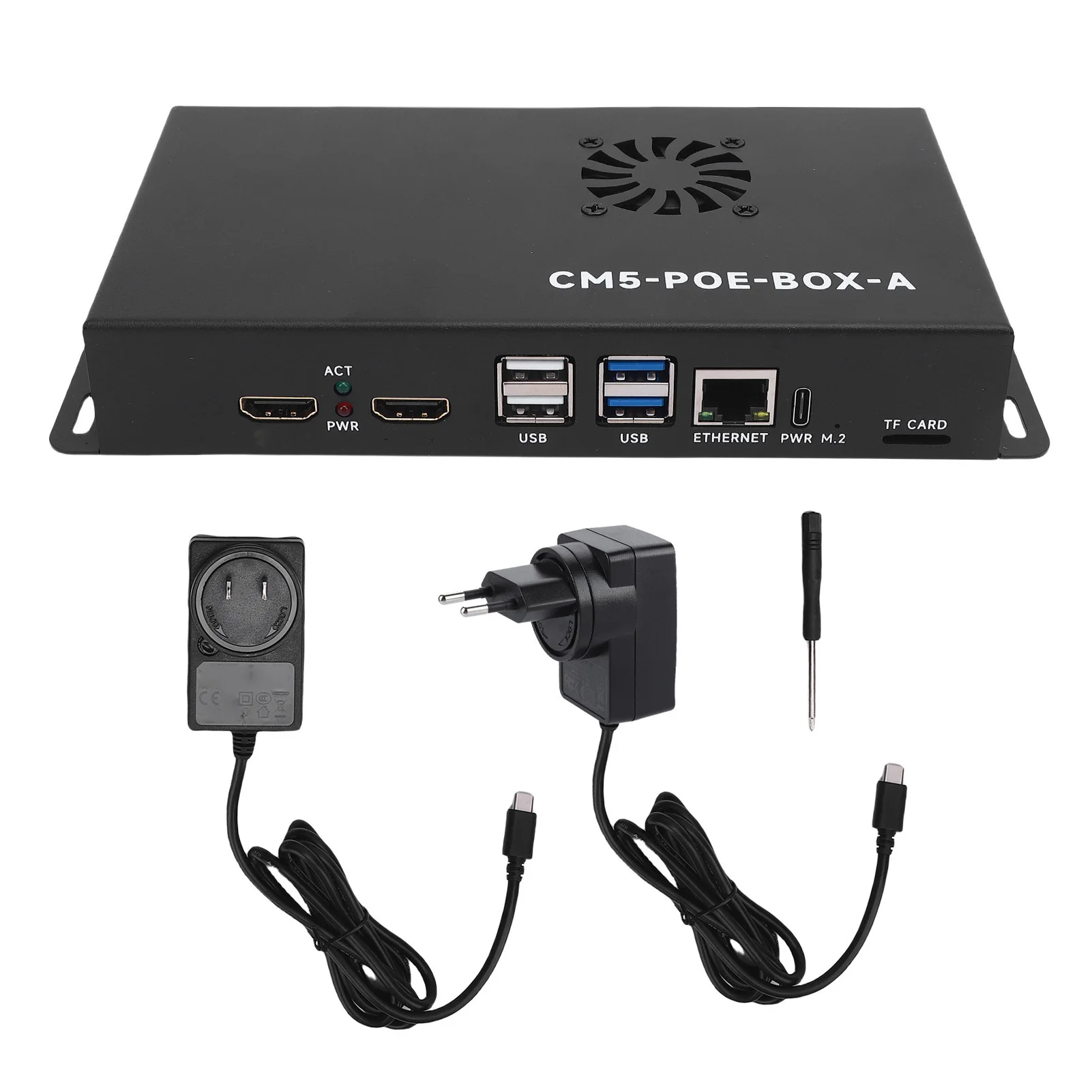 

Compute Module High Definition 5 PoE CM5 Base Board MIPI M.2 Multimedia Interface USB ETH CM5 Expansion Board with Shell