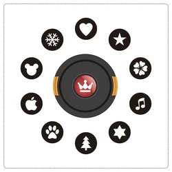 Bokeh Lens Cap Kit Christmas Special Effect Lens Cover Filter for Artistic Romantic Night Scene Bokeh Master Photography Lens