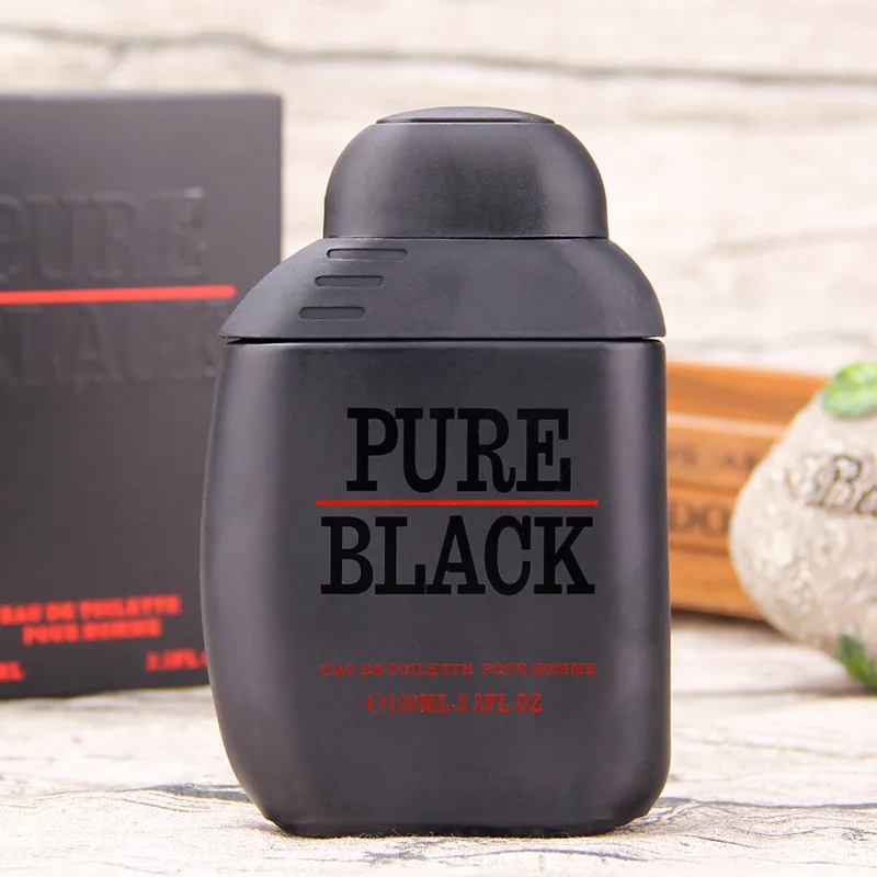 100 ml Darkkar Pure Black Eau de Toilette Pour Homme Fresh Oceanic Lasting Gentleman Tabbaco Woody Notes Charmantes Parfüm für Männer