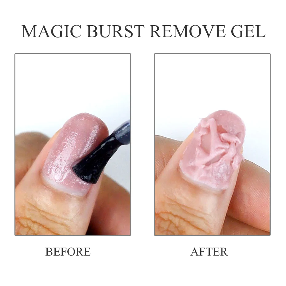 15ml Magic Burst Gel Polish Remover Soak off Sticky Layer Cleaner Nail Degreaser Semi-permanent Nail UV Gellak Remover JI1038-1