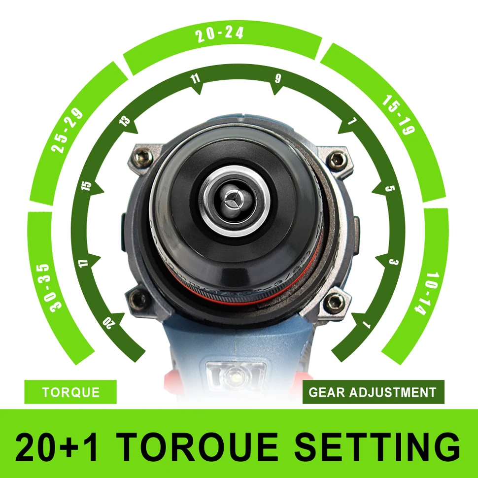 Imagem -04 - Broca de Íons de Lítio sem Fio Broca de Poder com Bateria e Carregador Keyless Chuck Clubiona16.8 v