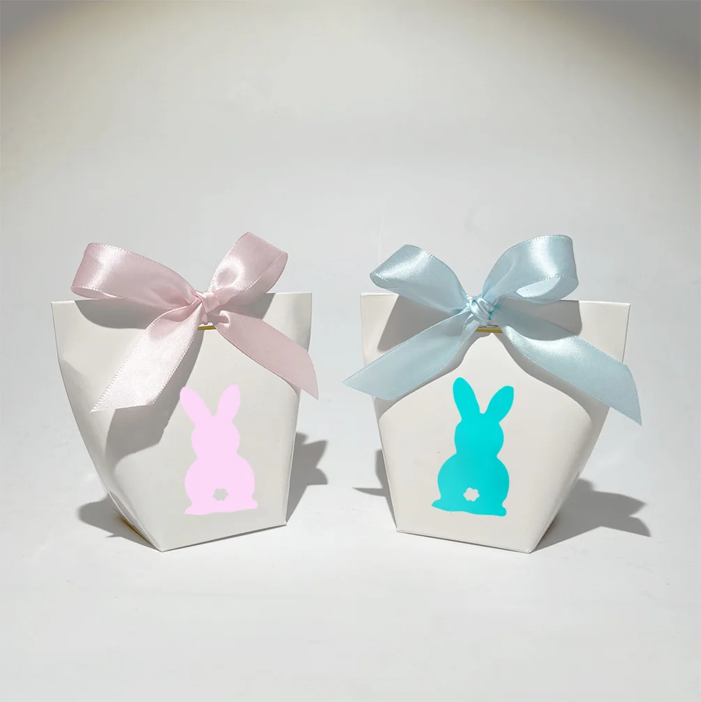 

Rabbit Candy Box Easter Gift Box Spring Easter Party Bunny Candy Cookie Packing Bags Kids Birthday Party Decoration Favor Rabbit