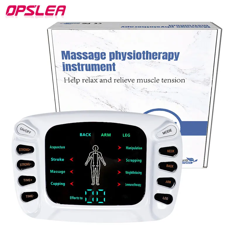 

8 Modes Tens Massager Electric EMS Muscle Stimulator Acupuncture Pulse Meridian Physiotherapy Electric Therapy Massage Machine