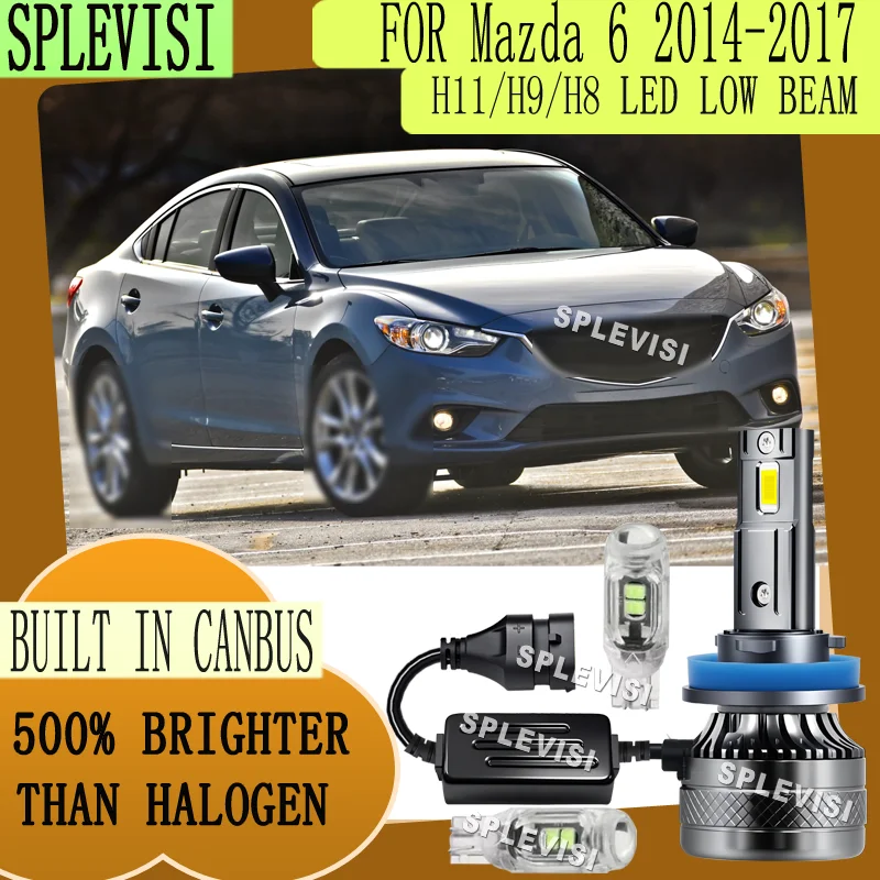 

Energy Saving 200W 20000LM Night Safety Enhanced Shockproof and Vibration Resistant LED Low Beam For Mazda 6 2014 2015 2016 2017