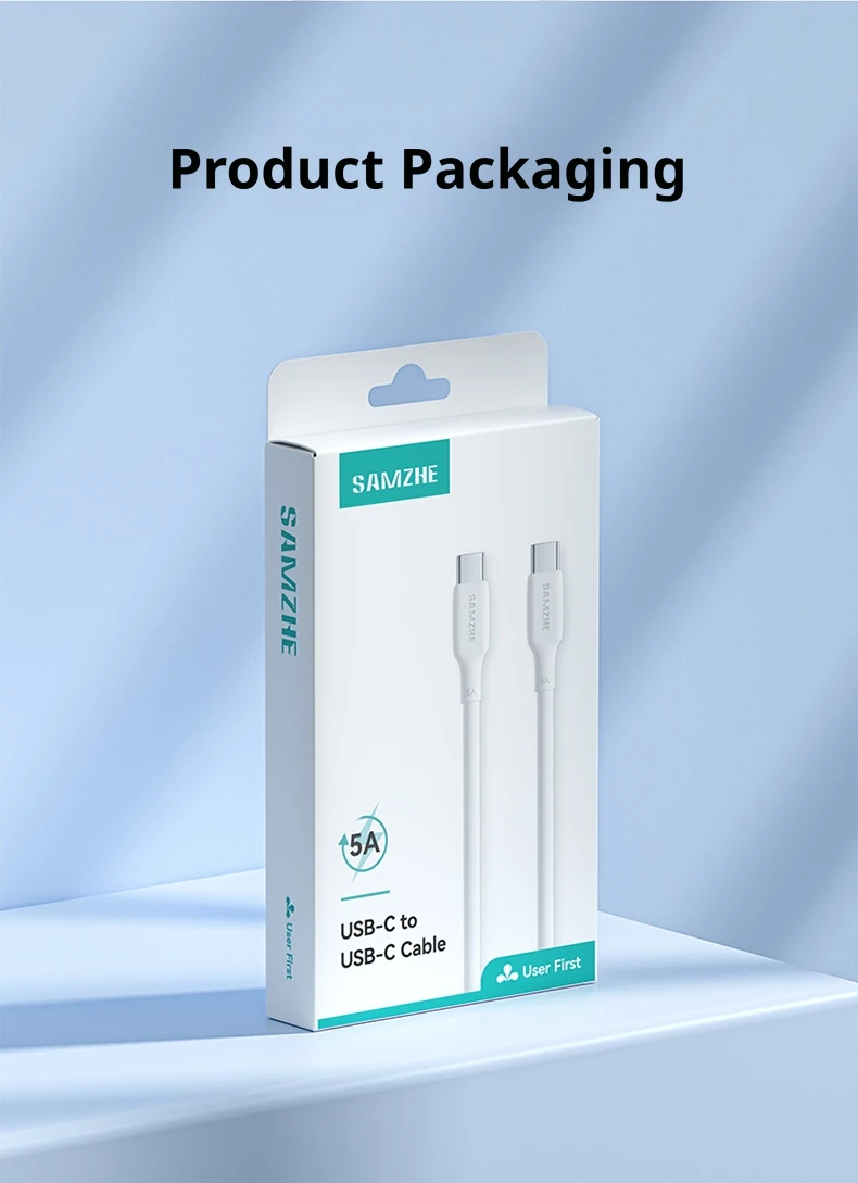 SAMZHE Typ-C zu Typ-C 100W 5A Schnellladekabel, Superschnelles Laden für Huawei Mate 80, Xiaomi, Vivo, Honor, Android 88W/66W – Detail 16