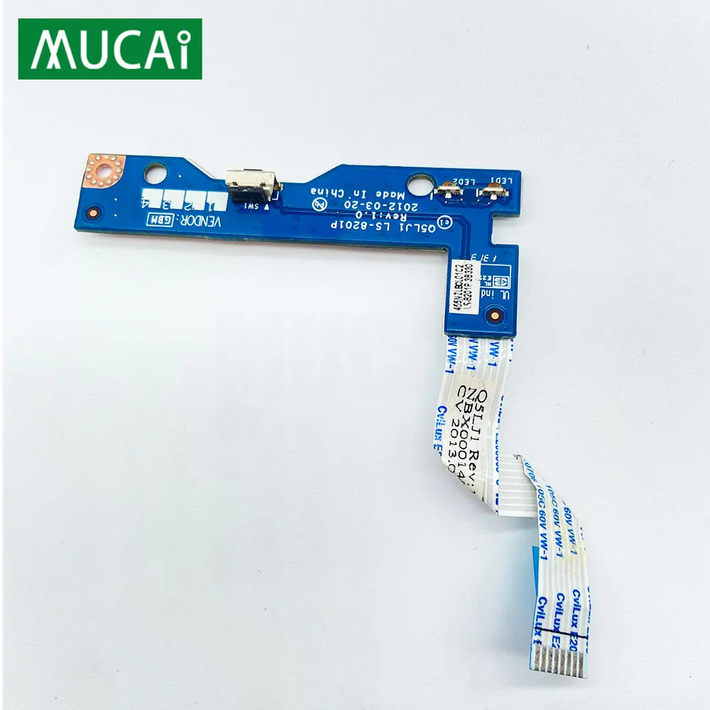 power button board for ACER M3 M5-581 M5-581G laptop Power Button Board with Cable switch Repairing Accessories Q5LJ1 LS-8201P