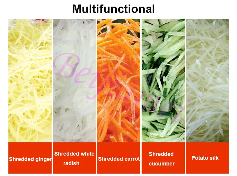 Многофункциональный электрический измельчитель имбиря, автоматическая машина для резки овощей, коммерческая редиска, резак для имбиря