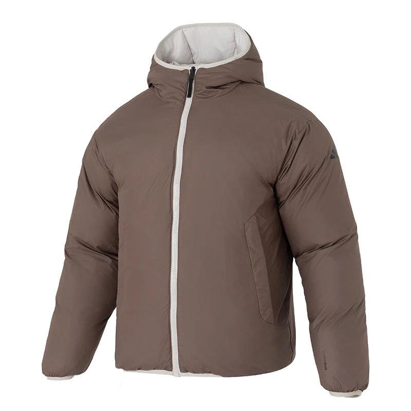 

Двусторонний пуховик Adidas для мужчин и женщин, одежда для зимних видов спорта и отдыха, теплая, удобная, стильная, ветрозащитная, свободного кроя, двусторонняя куртка с капюшоном Kc2492