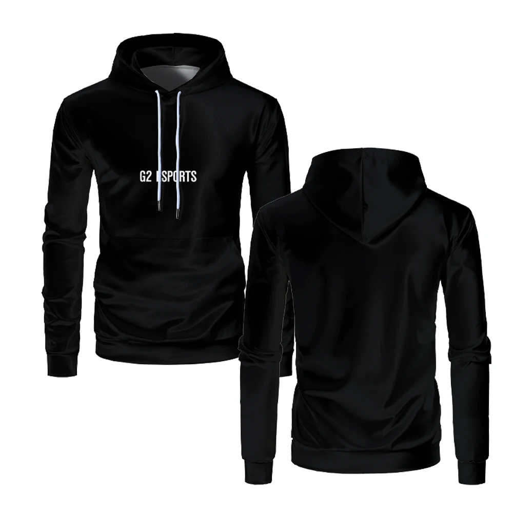 G2 Esports Jersey Mens felpa con cappuccio CS GO Dota2 LOL Team Games Contest Uniform Sports Fashion oversize Boys Fans Pullover felpe