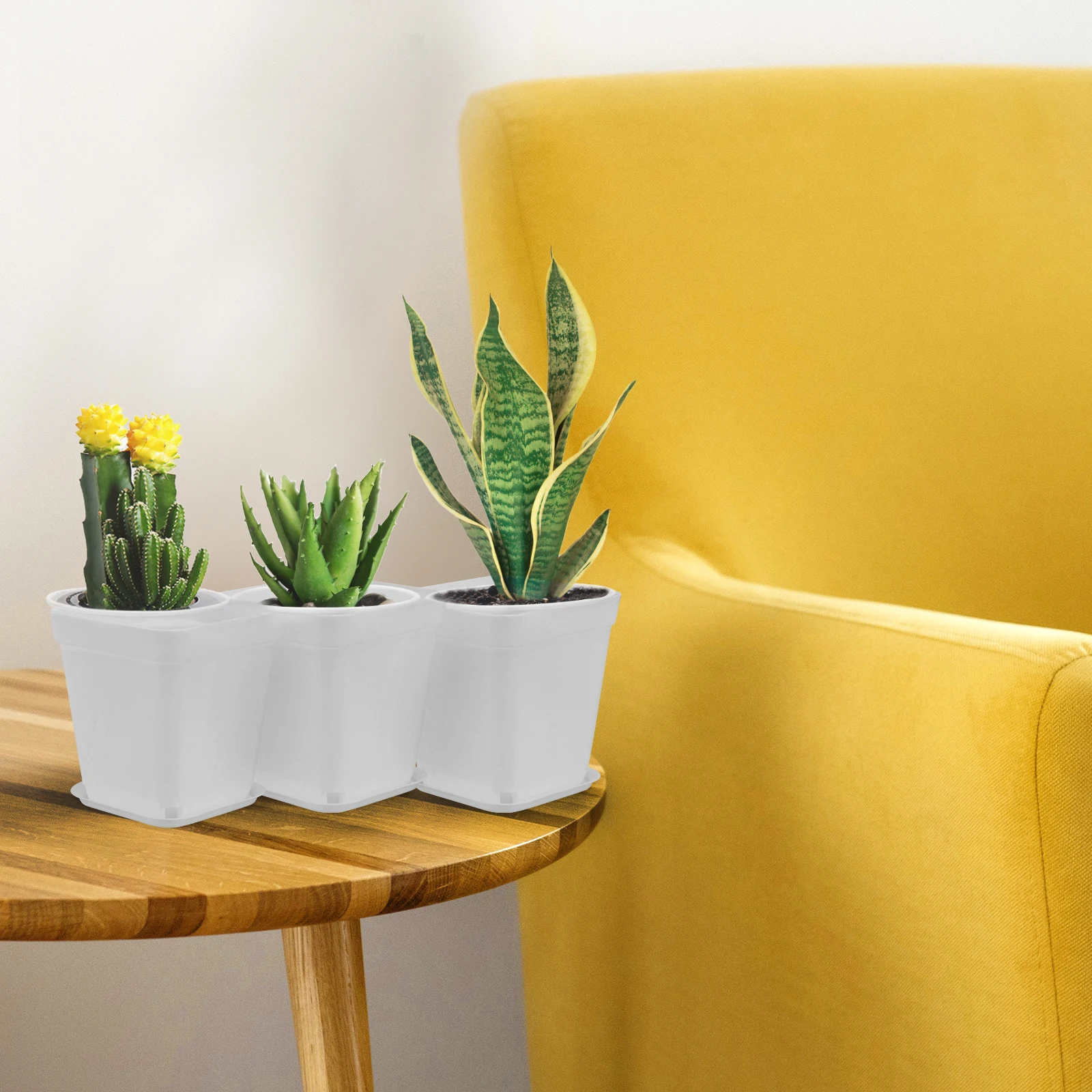 

10 Pcs Plastic Flower Pot Miniature Pots Small Nursery Planter Indoor Planters for Plants Succulents Planting Flowerpot