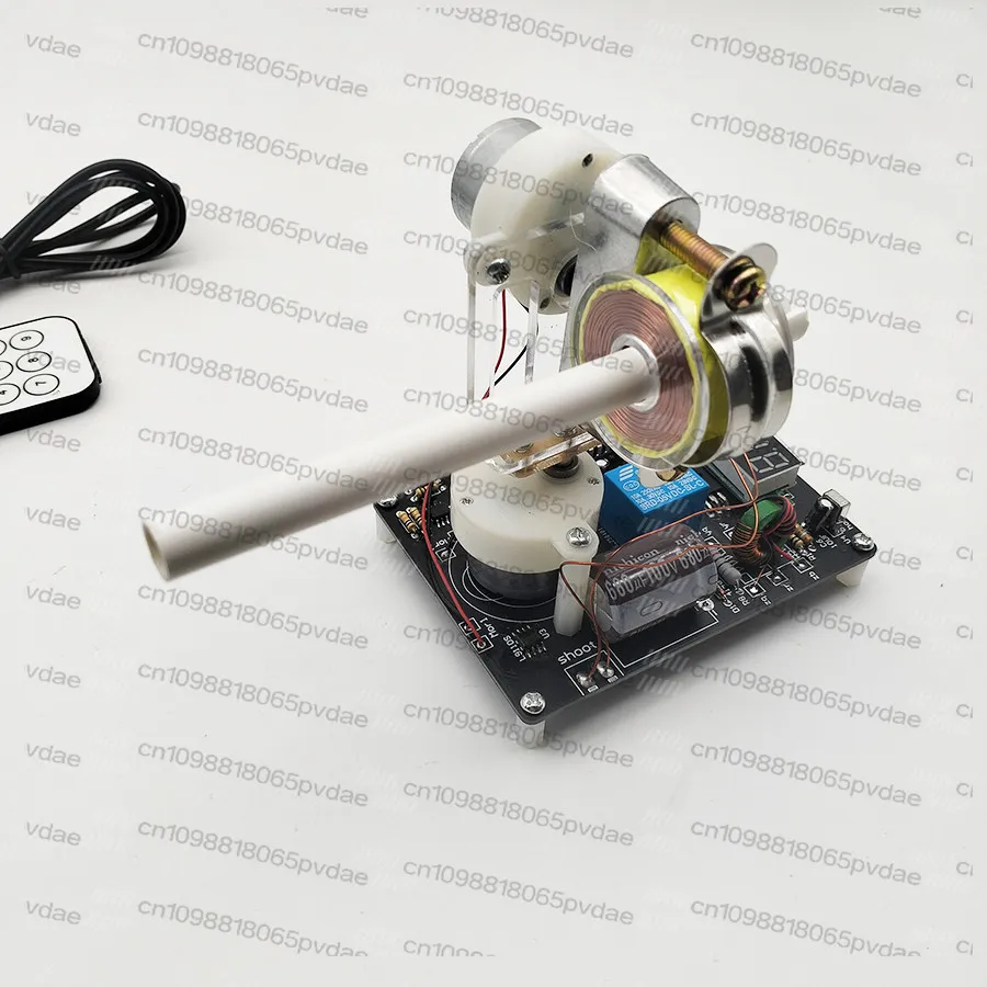Technology-made DIY Kit for Remote-controlled Electromagnetic Cannon - Coil  - Educational Toy for Electronics and Science