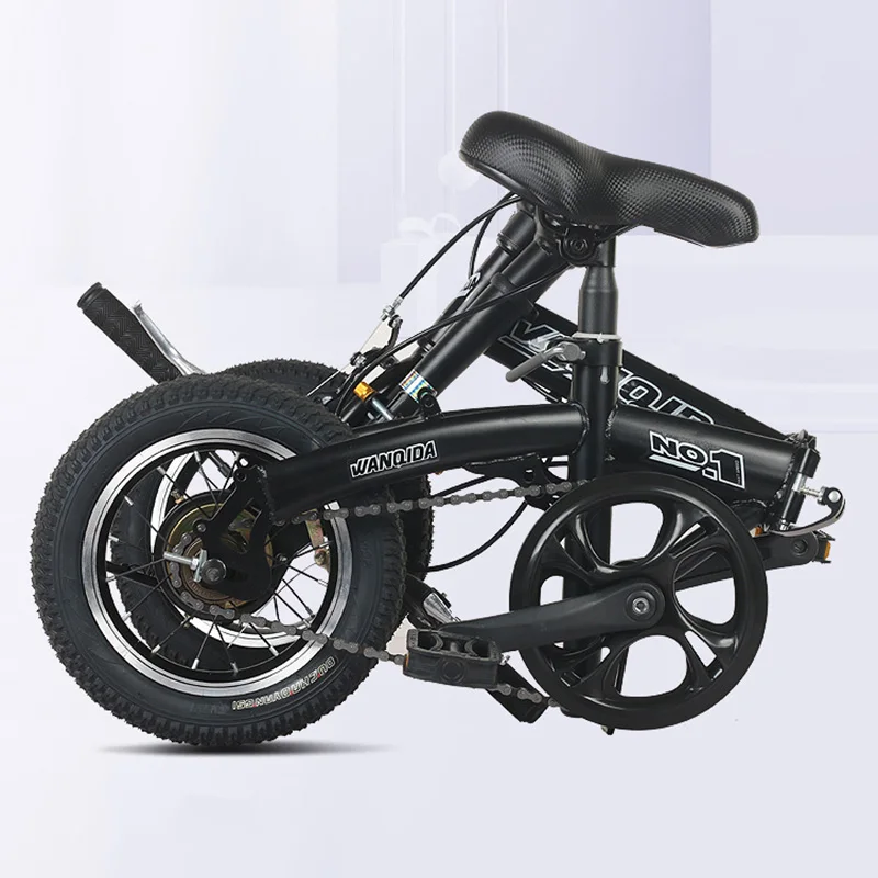 12-inch Mini Installation-free Folding Bicycle For Women Ultra-light And Portable For Adults And Men To Ride A Single Bicycle