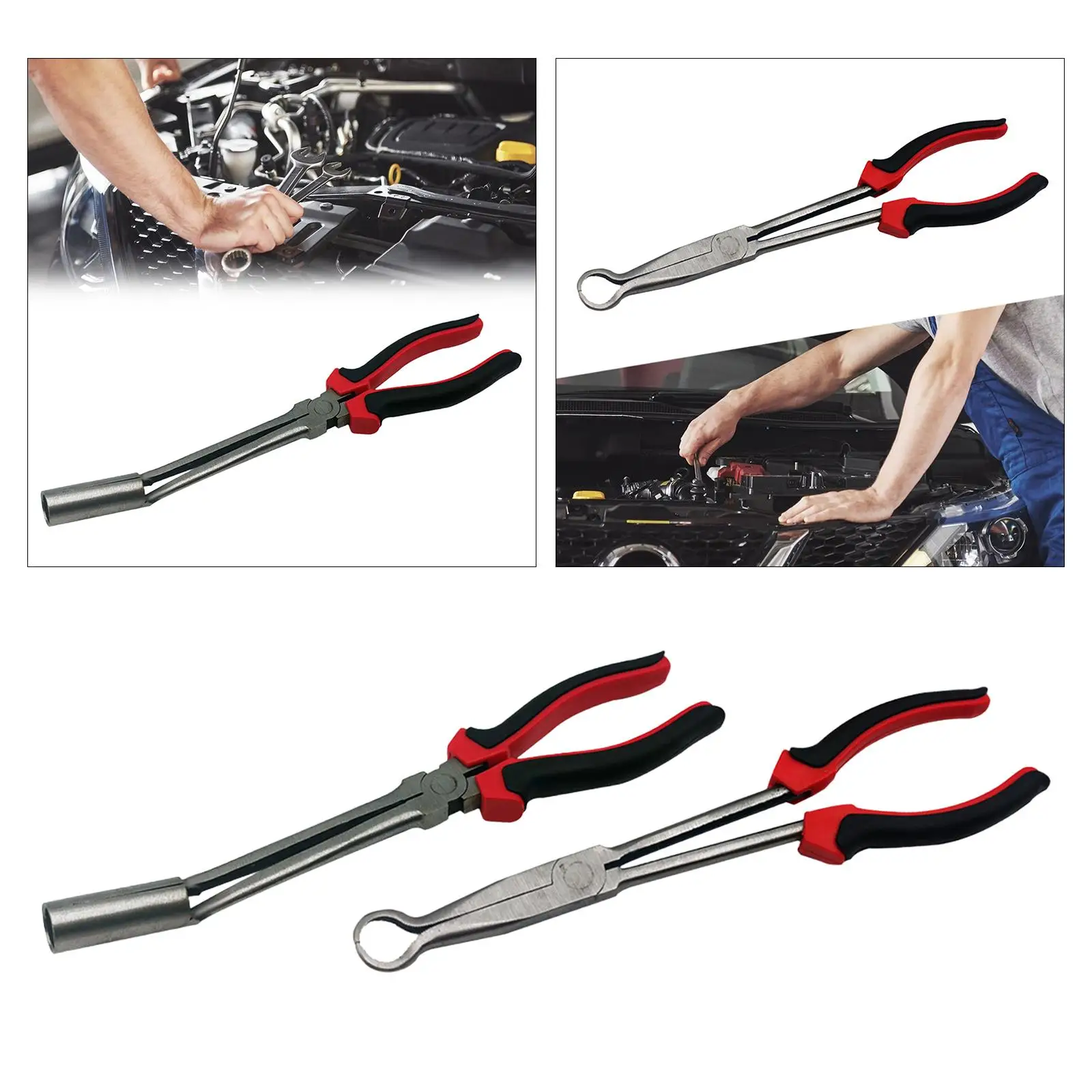 Spark Plug Removal Pliers Hose Gripping Pliers Car High Voltage Wire Clamp