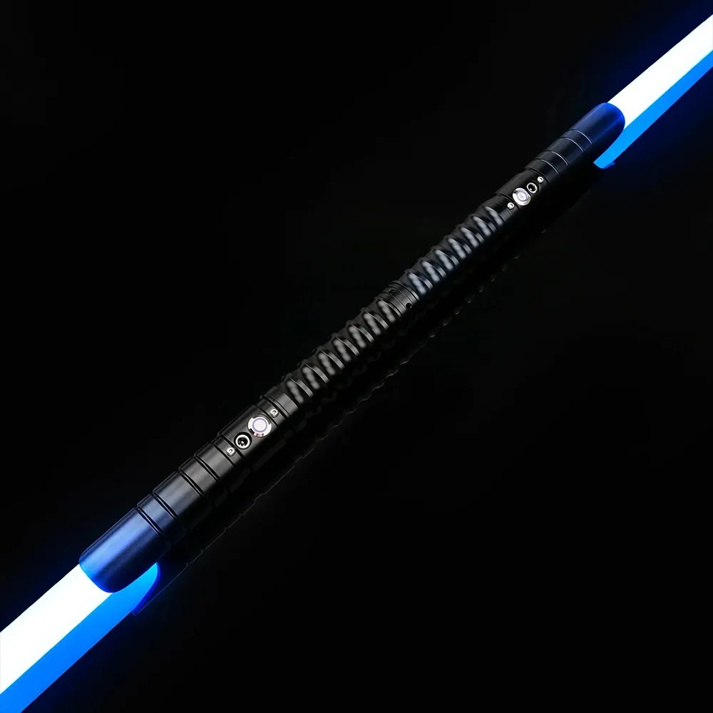 

TXQSABER Double Bladed Lightsaber Neo Pixel Heavy Dueling Sword with Removable Blade Metal Hilt Blaster Cosplay Toys Saber Staff