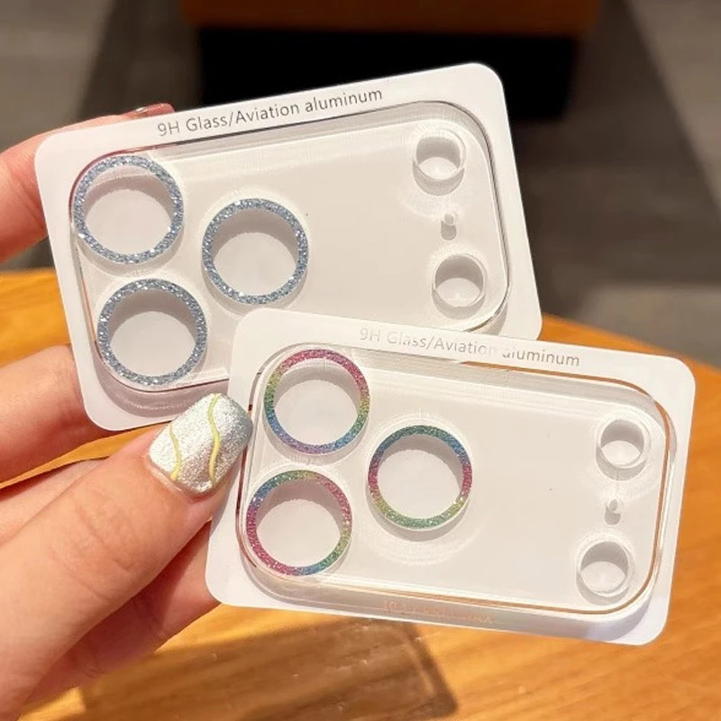 الهاتف بريق عدسة الكاميرا حامي آيفون 17 برو ماكس 17 الهواء غطاء كامل عدسة الزجاج المقسى عدسة الغطاء الخلفي طبقة رقيقة واقية