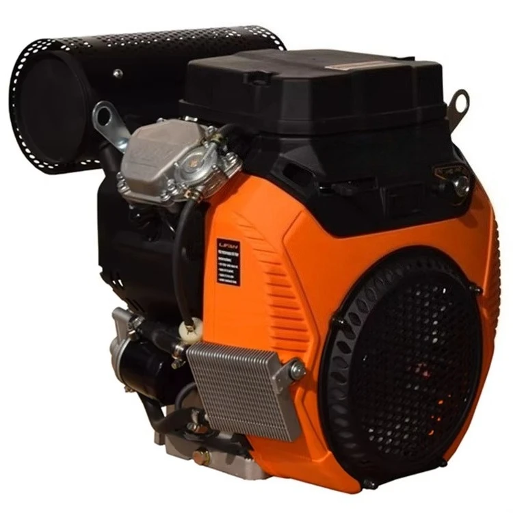 

Air Cooled Electric Start LIFAN 2V80F V Twin Cylinders Machinery Engine 20KW Keyway Shaft Engine