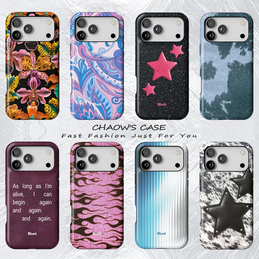 

Luxury Blunt Tropical Leopard Orchid Phone Case for iPhone 17 17e 16e 16 15 14 13 12 11 Air Pro Max Plus Double-layer Back Cover