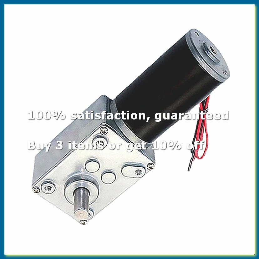 5840-31ZY Turbo Worm Encoder Micro-DC Motor, Self-Locking, Speed Control, 12V, High Torque Reduction Gear Motor 16RPM-A12I