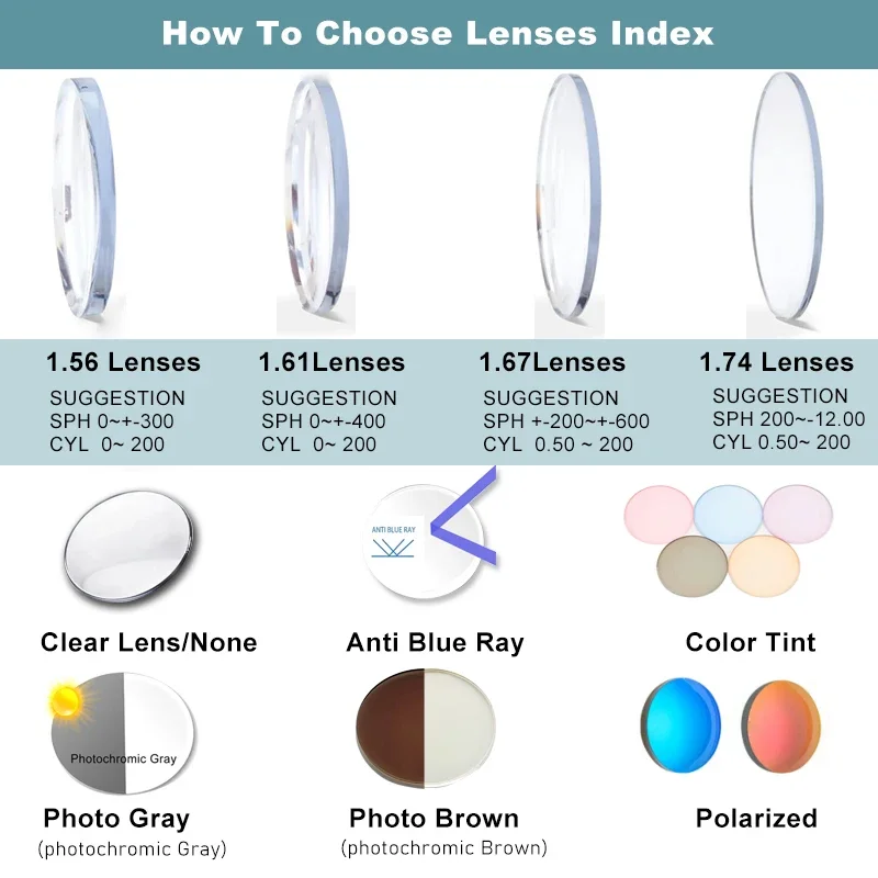 KJDCHD TR90 مع إطار نظارات بصرية من التيتانيوم مع عدسات وصفة قصر النظر مد البصر رؤية المسافة نظارات طبية صحيحة #4