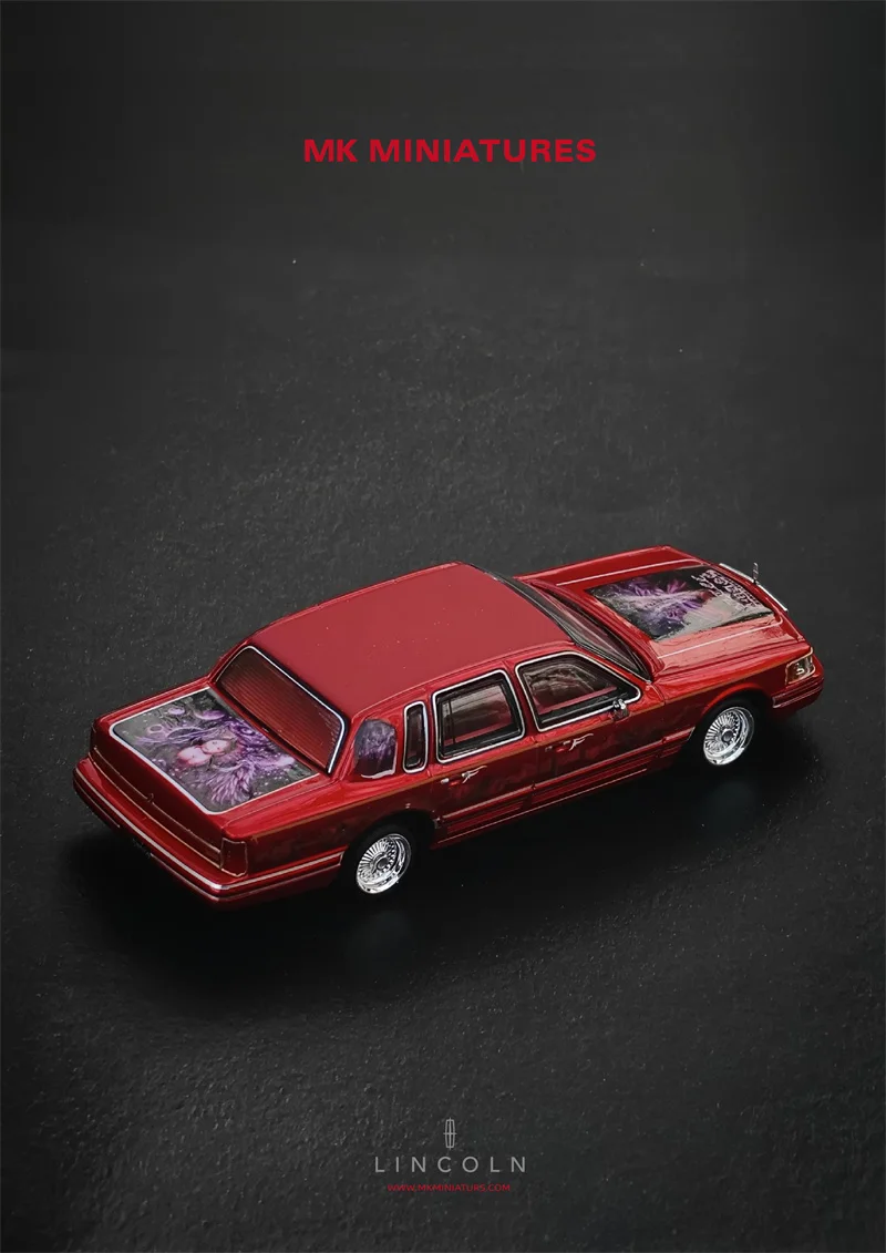 

MK Miniatures 1:64 LINCOLN Lowrider Alloy Vehicle Collectible Car Model
