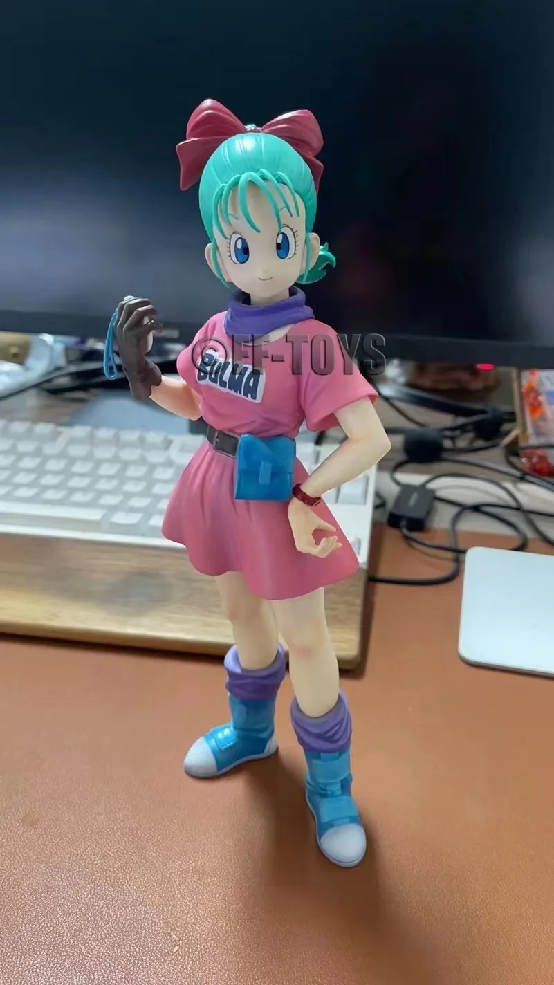 26cm Dragon Ball Z Bulma Figurine Glitter and Glamours Figure Bulma Action Figure Pvc Statue Collection Model Toys Gifts