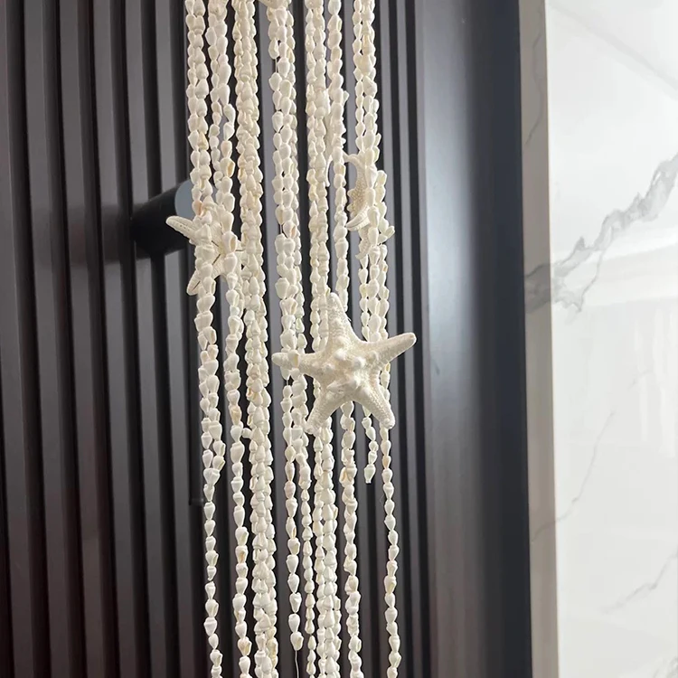 Nordic ins shell and starfish decorative pendants, chandelier pendants, ultra long wind chime decorative pendants