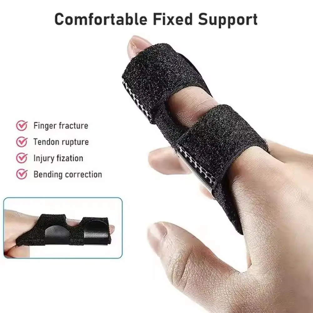 Verstelbare vingerspalkmouwen Artritis Ondersteuning Vingerbeschermer Basketbal Volleybal Vingerbescherming Sportvingerbeschermer