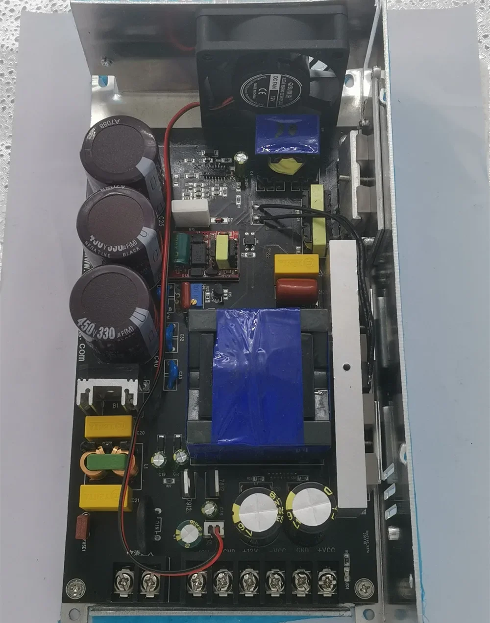 Efficient 2KW 110V Full Bridge LLC Resonant Power Amplifier Drive Power Supply Audio Power Supply Low Ripple