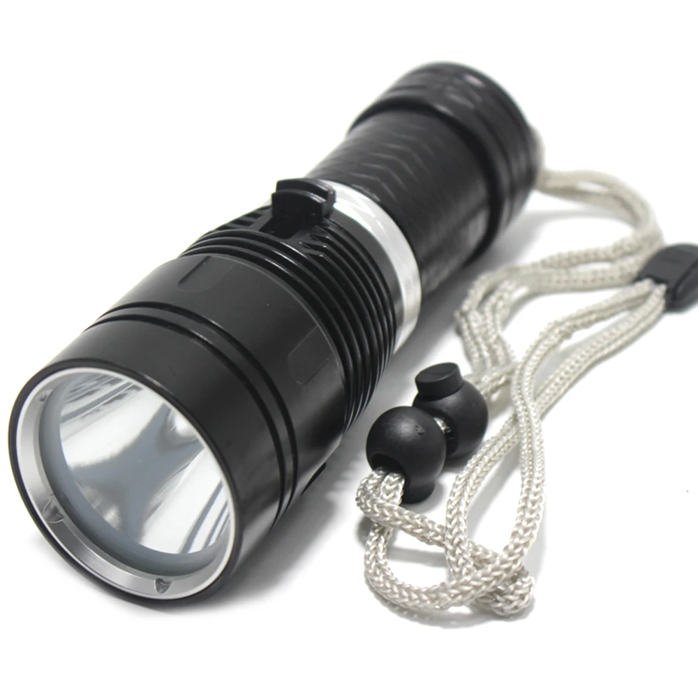 

20W Professional Led Diving Flashlight powerful L2 Portable Waterproof Lantern Dive Light Torch Use 18650 OR 26650 Battery