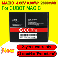 100% NEW 2600mAh High Quality Li-ion Battery For Cubot MAGIC Replacement In Stock Fast Delivery With Tracking Number