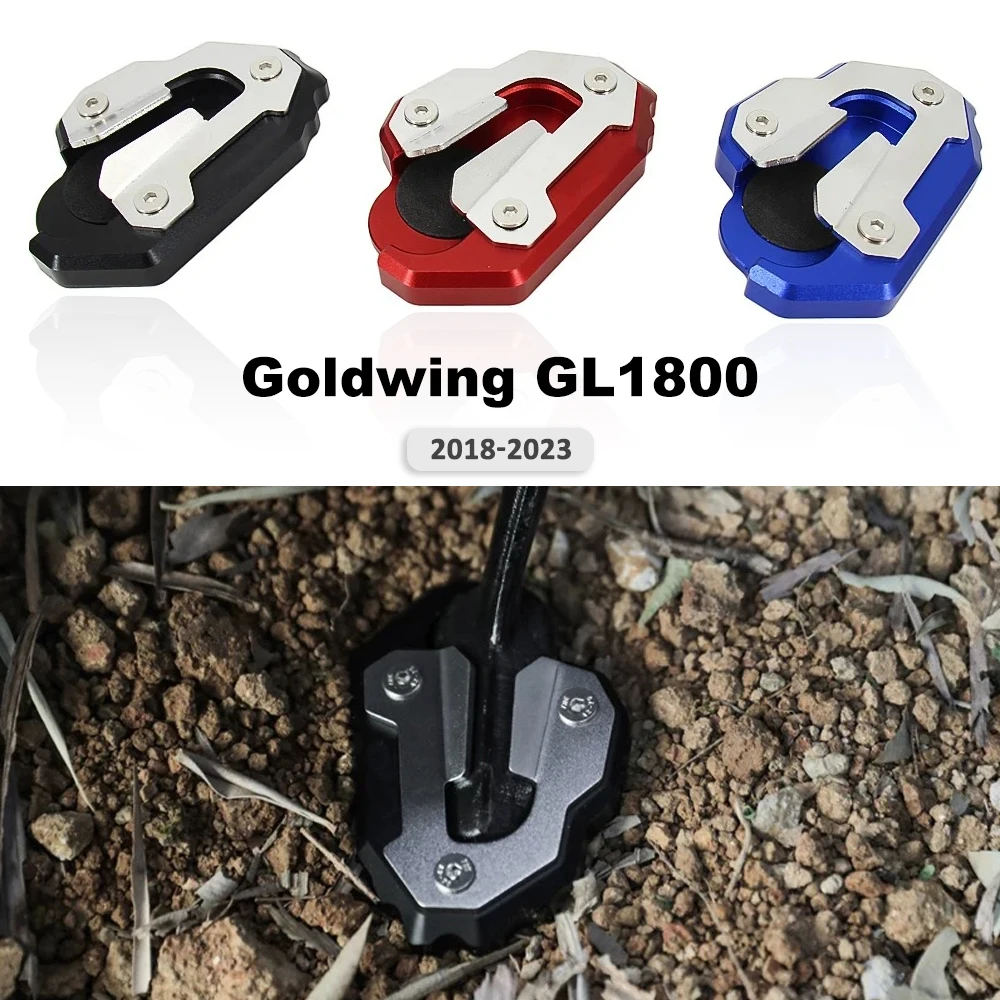 

Motorcycle For Honda Goldwing GL1800 Gold Wing GL 1800 2018-2023 2022 2021 Kickstand Extension Pad Foot Side Stand Support Plate