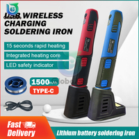 3.7V 8W 1500mAH Cordless Electric Soldering Iron Rechargeable Soldering Tool Professional Portable Welding Tool Kit